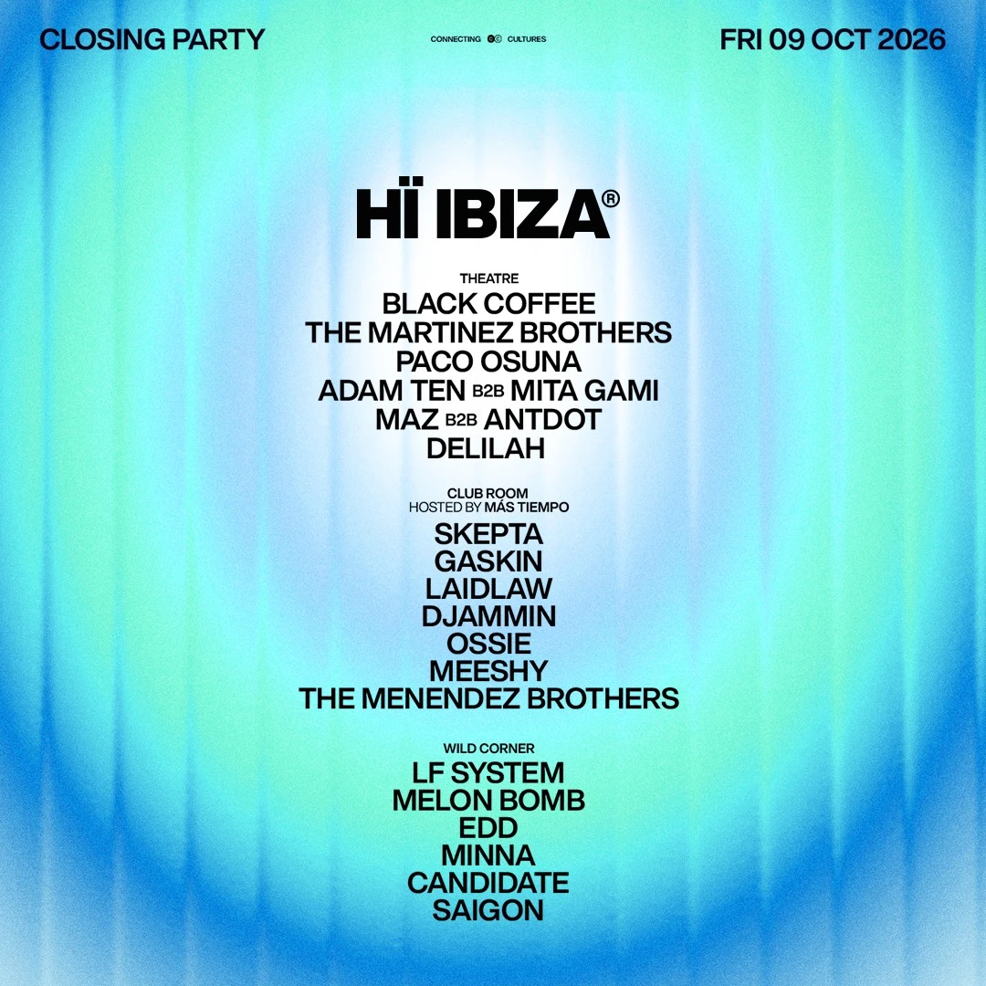 Hï Ibiza Closing Party — 9 October 2026
